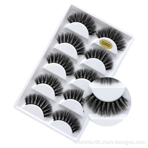 3D Mink Lashes Natural Eyelashes Dramatic False Eyelashes Faux Cils Makeup Wholesale Fake Eyelash Extension